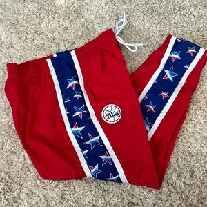 Mitchell & Ness Men's Philadelphia 76ers Tear Away Jogger Pants